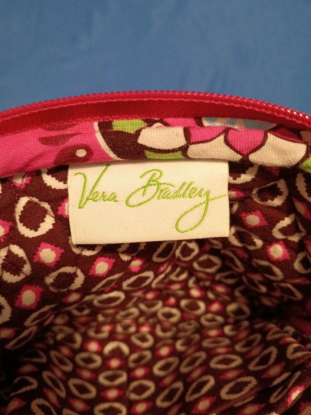 Vera Bradley Mini Hipster Crossbody Bag Pink Petal Pattern - Picture 5 of 5